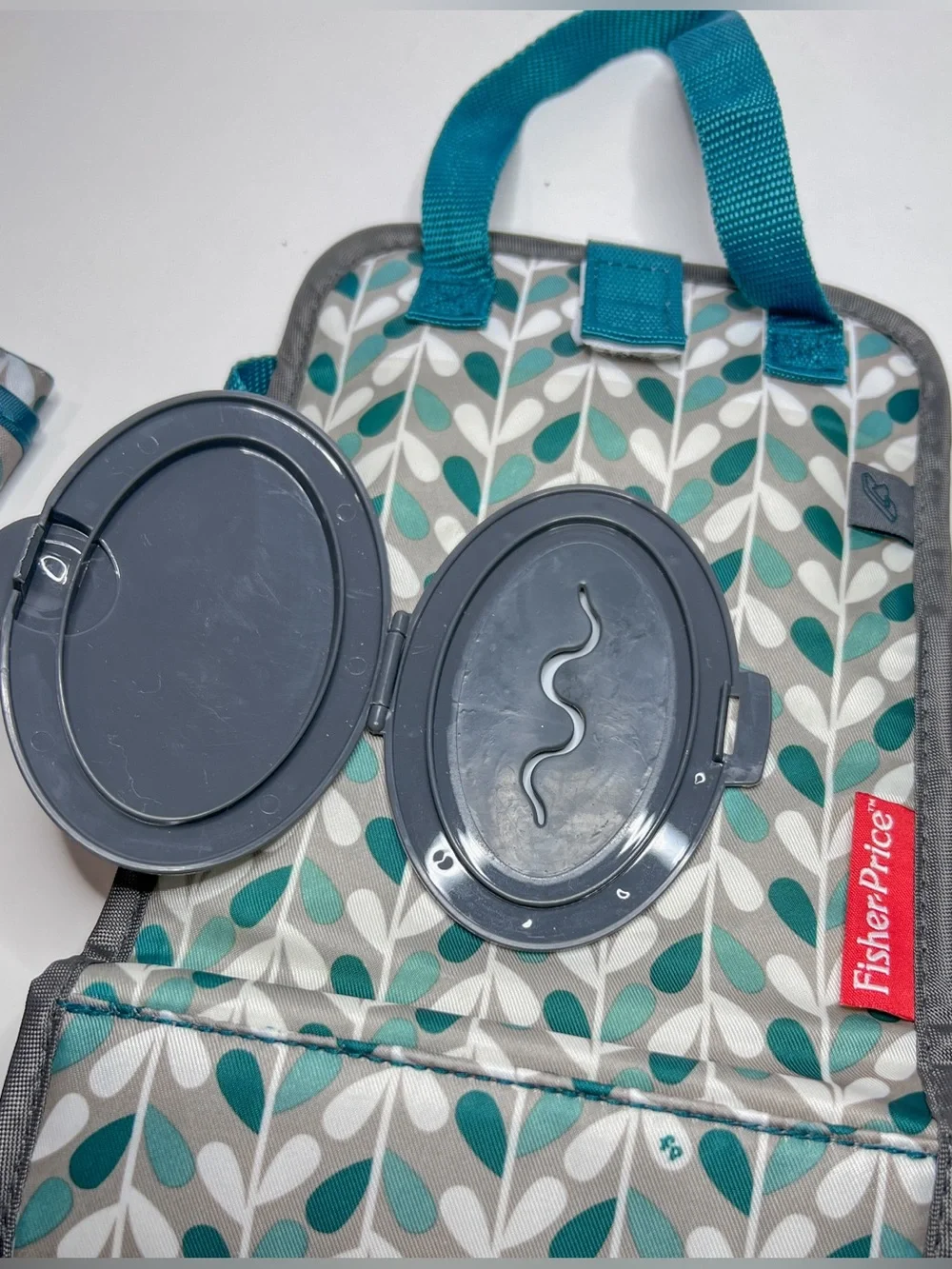 Fisher Price Portable Diaper Changing Station Travel Organizer With Changing Pad